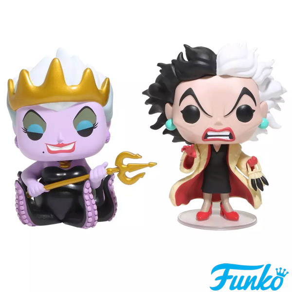 Funko POP Disney Villains Ursula with Cruella De Vil Exclusive Figure 2 Pack
